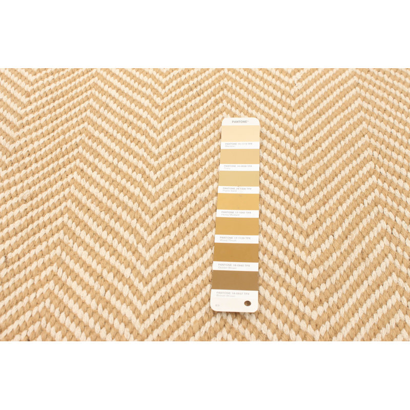 Tapis crème en jute fait à la main Terrimown
