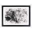 Portrait of a Lion - Framed Print-56892057-56892060