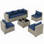 Ensemble de conversation de patio 7 pièces avec table basse et coussins-1524158703-1531310282