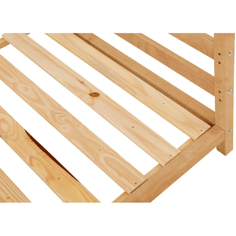 Lilac Solid Wood Canopy Bed
