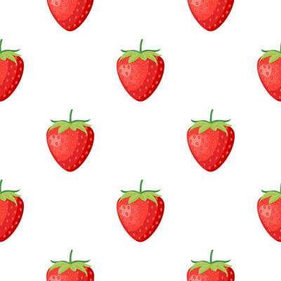 Strawberries - Wrapped Canvas Print