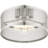 3 Light Semi Flush mount ceiling light fixture with Stainless Mesh Shade-1577718592