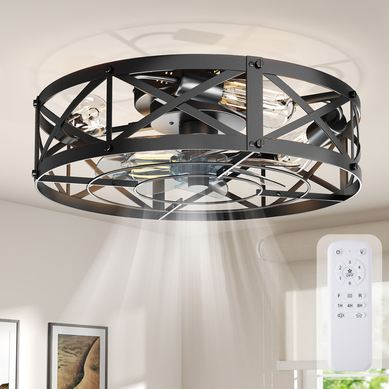 Ventilateur de plafond 19 po, Doré, 19"
