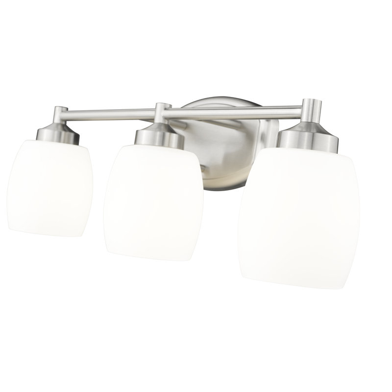 Fenella 3 Light Vanity, Brushed Nickel