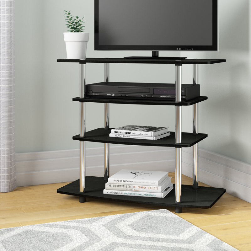 Meuble télé pour téléviseur de 32 po ou moins Edwin, Noir, noir, noir, noir