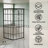 Enclo 36" W X 36" D X 71" H Framed Square Shower Enclosure With 1/4"clear Tempered Glass-130628016