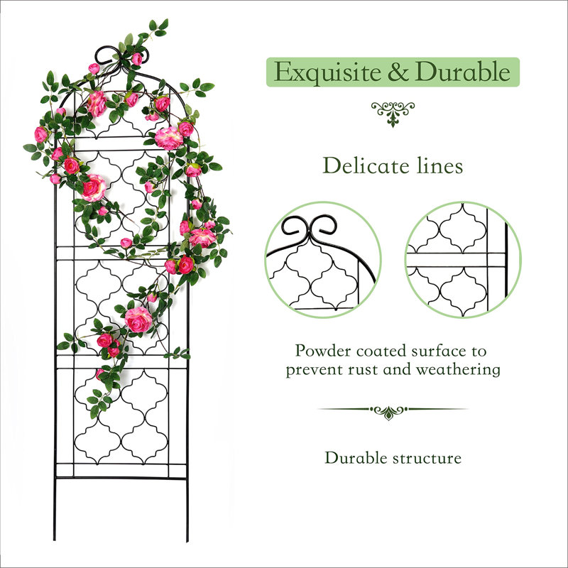 152.4cm H x 40.6cm W Metal Gothic