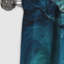 Turquoise bleu et blanc Serenity Swirl II - rideau occultant abstrait en spirale - 1 panneaux-107631391
