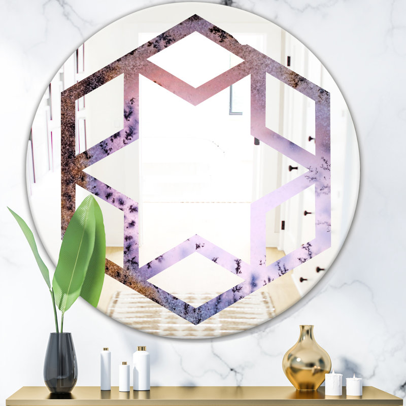 Miroir mural Hexagon Star, 31,5 po x 31,5 po