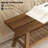 43.3'' Solid Reclaimed Wood Bench with Shelf-719004249