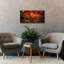  «Fire Garden» par Rich Monet, art mural sur toile, 40 po x 20 po