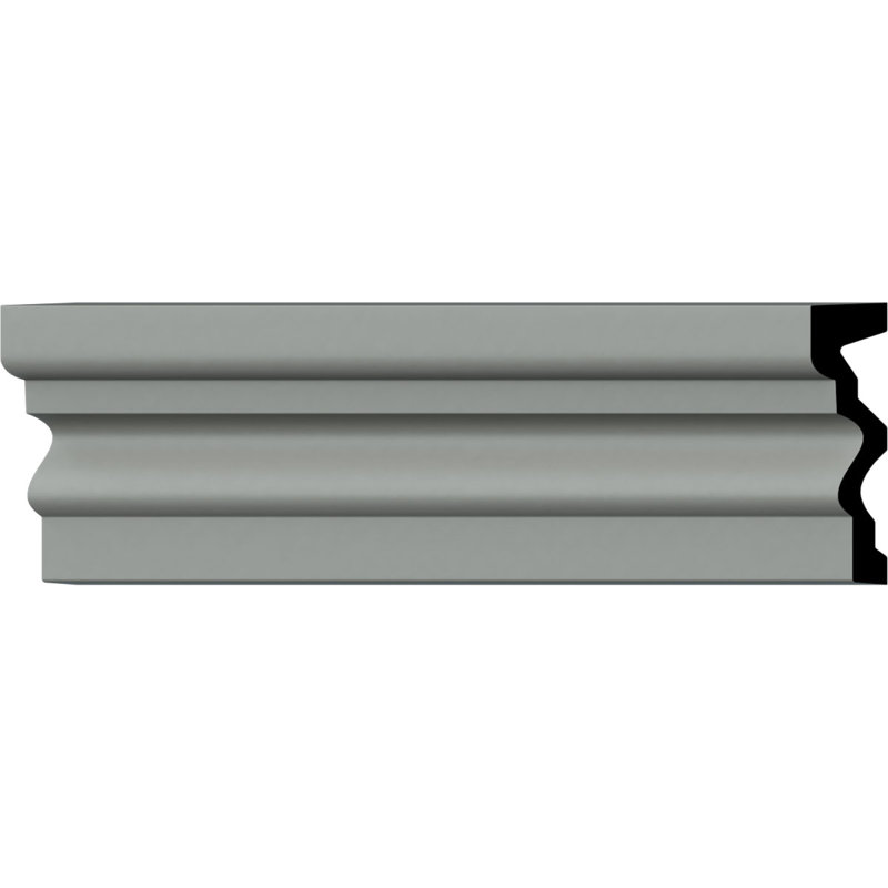 Primed Polyurethane Geometric Panel Moulding Sample