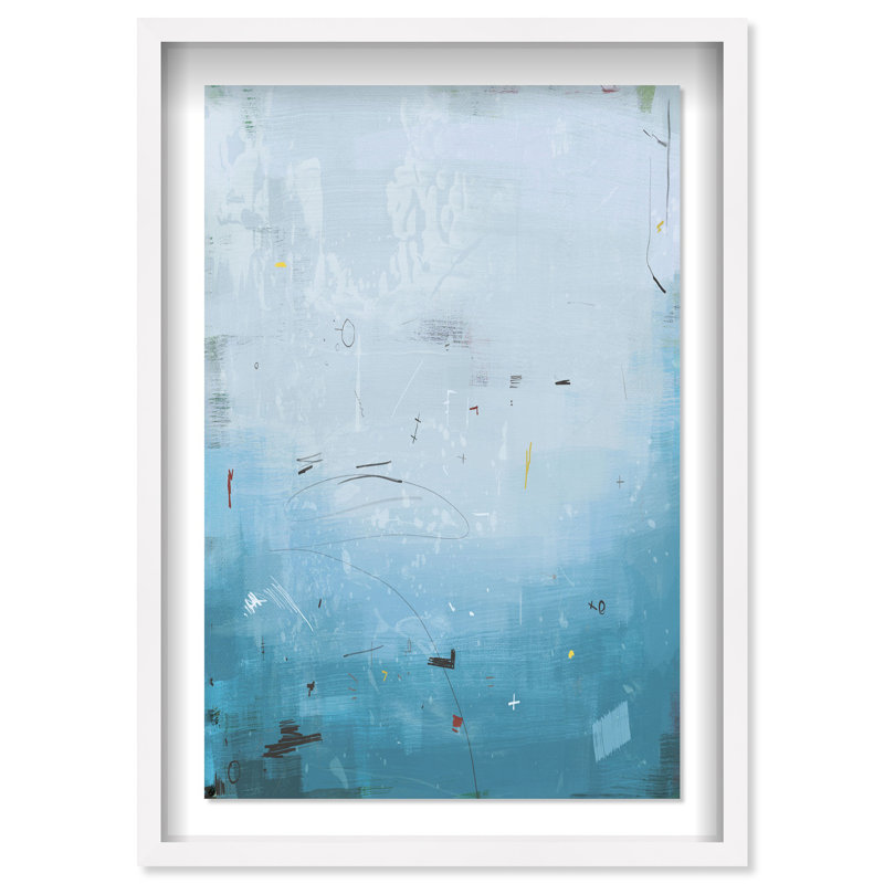 Oliver Gal Gradients 4 Abstract - Luxury Shadowbox Framed Wall Art, 37.5" H x 25.5" W