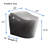 Smart Modern Toilet With Bidet, Auto Flush, Foot Sensor, Heated Seat, Warm Air Dry, Foam , And Adjustable Nozzle Positions - Matte Grey, Porcelain Material Bidet Dryer, Technology, Built In-129485586