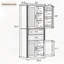 Armoire de salle de bain 30 "avec 2 tiroirs avec glissières, tablette réglable-156030334
