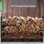 Support à bois d'extérieur de 8 pi pour support de bûches de bois robuste