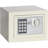 Security Digital Safe for Home Office, Alarm System, Fireproof, Freestanding, Tabletop, Home Keypad Safe (White)