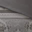 Ensemble d'édredon 7 pièces jacquard gris