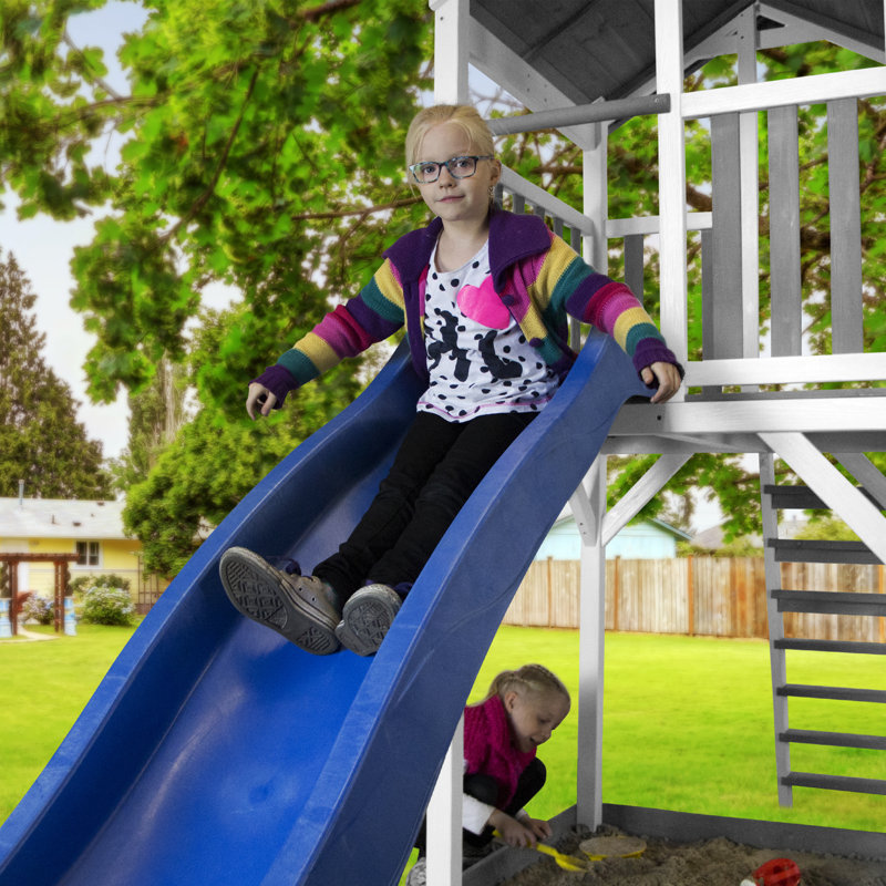 AXI 111.2cm W Wood Climber, Blue