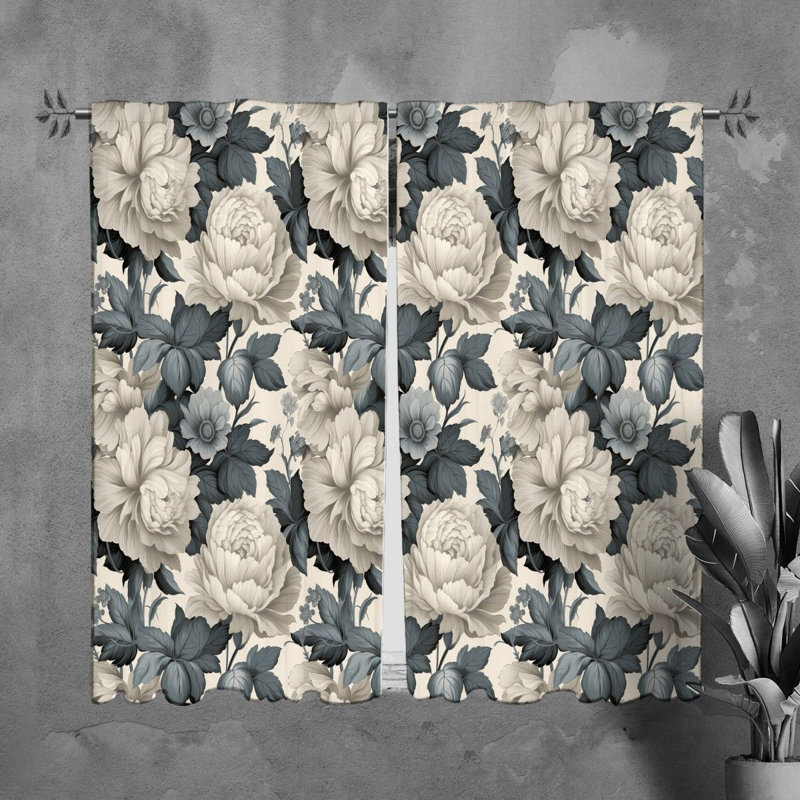 Paire de rideaux obscurcissant en polyester Naseim, L 20 po x L 82 po