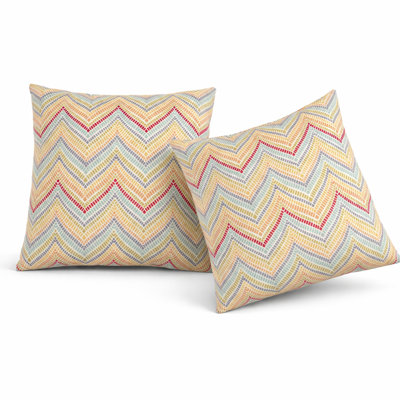 Ensemble de 2 coussins d'extérieur 18 "x 18"
