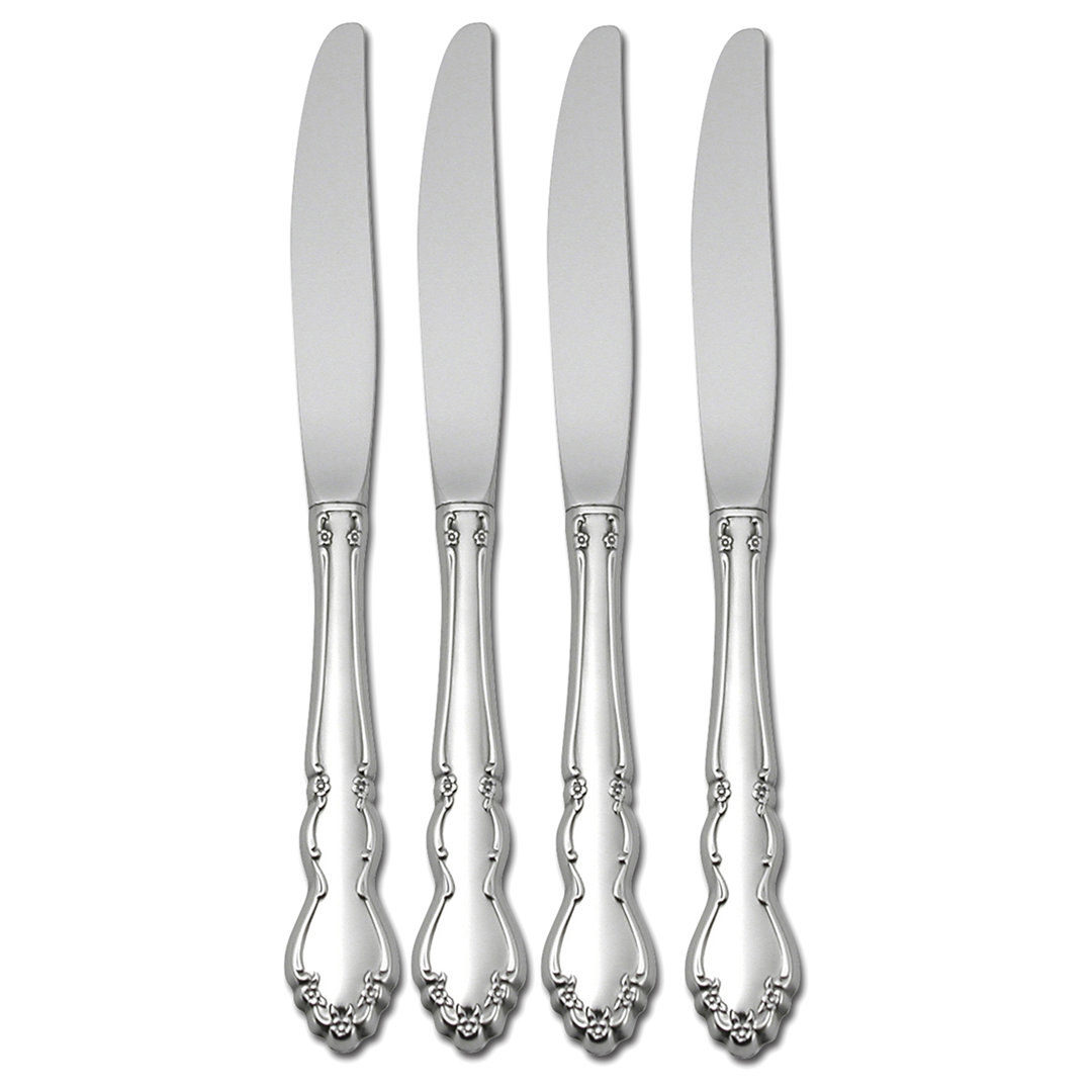 Oneida Dover Flatware Dinner Knives, 18/10 Stainless Steel (Set of 4) Oneida