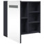 Adrianny W 52mm H Freestanding Framed Medicine Cabinet Mirror-525746882-525746881