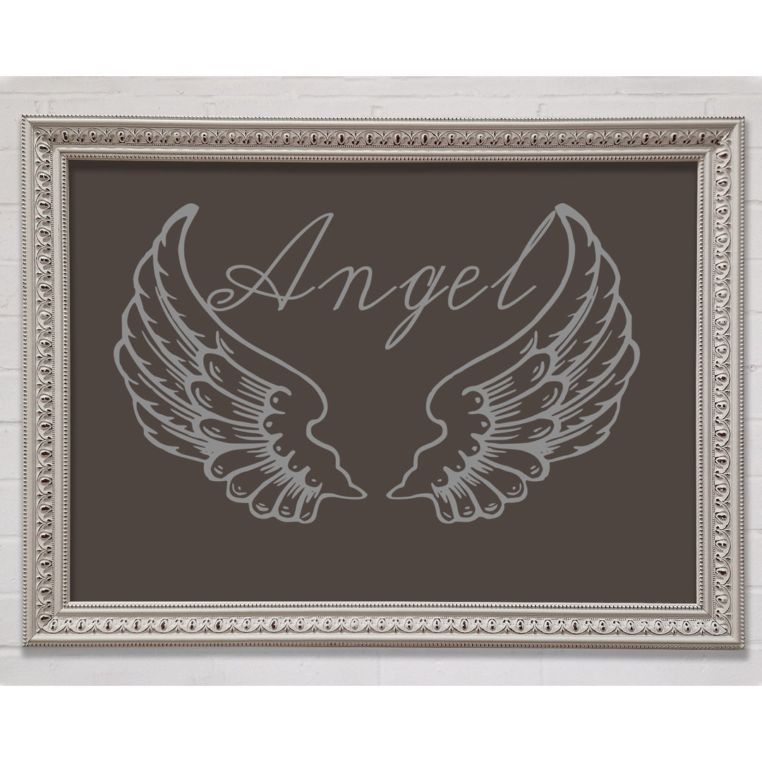 Angel Wings 4 Chocolate Gerahmter Druck