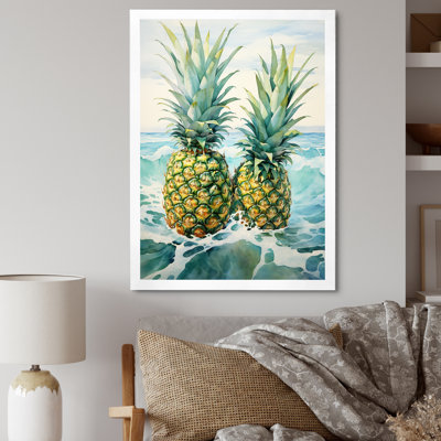 Juice Pineapple Bliss III sur impression sur toile