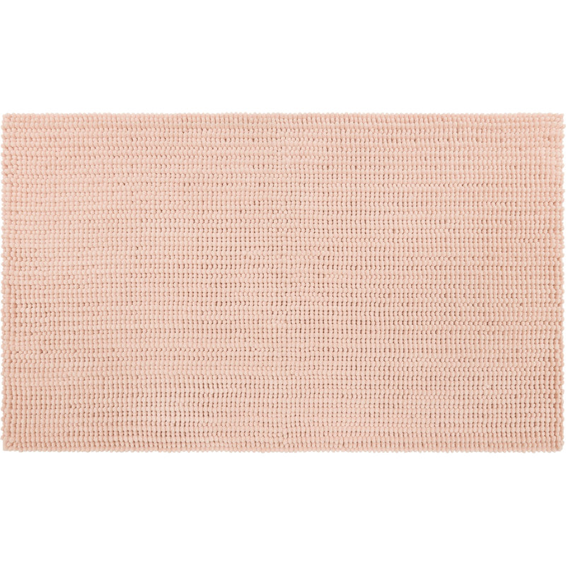 Tapis pour salle de bain Wagnon, L 17 po x L 24 po, Rosé