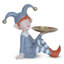 Clown et plateau doré - Plat à bonbons en polyrésine pour enfants-900930103