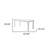 63" White Solid Wood Dining Table-2069768038