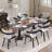 Upholstered Dining Chairs Set Of 2 With Arms, Modern Fabric Dining Room Chairs, Comfortable Kitchen & Dining Chairs For Dining Room, Kitchen, Breakfast Nook-1147119034