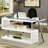 L-Shaped Glass Top Writing Desk-2059305884