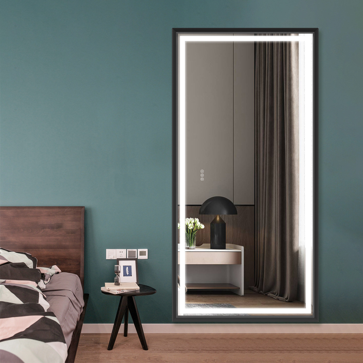 WESTINUS Metal Rectangle LED Wall Mirror | Wayfair