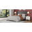 Full Size Velvet Bed Frame with Wingback Headboard, Upholstered Platform Bedframe with Wood Slats, No Box Spring Needed, Easy Assembly, Grey-235134693-235134681