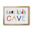 Toile encadrée de qualité supérieure Cool Kids Cave - prête à être accrochée-410645975-410645974