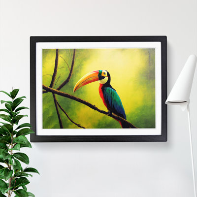 Attractive Toucan Bird - Framed Print
