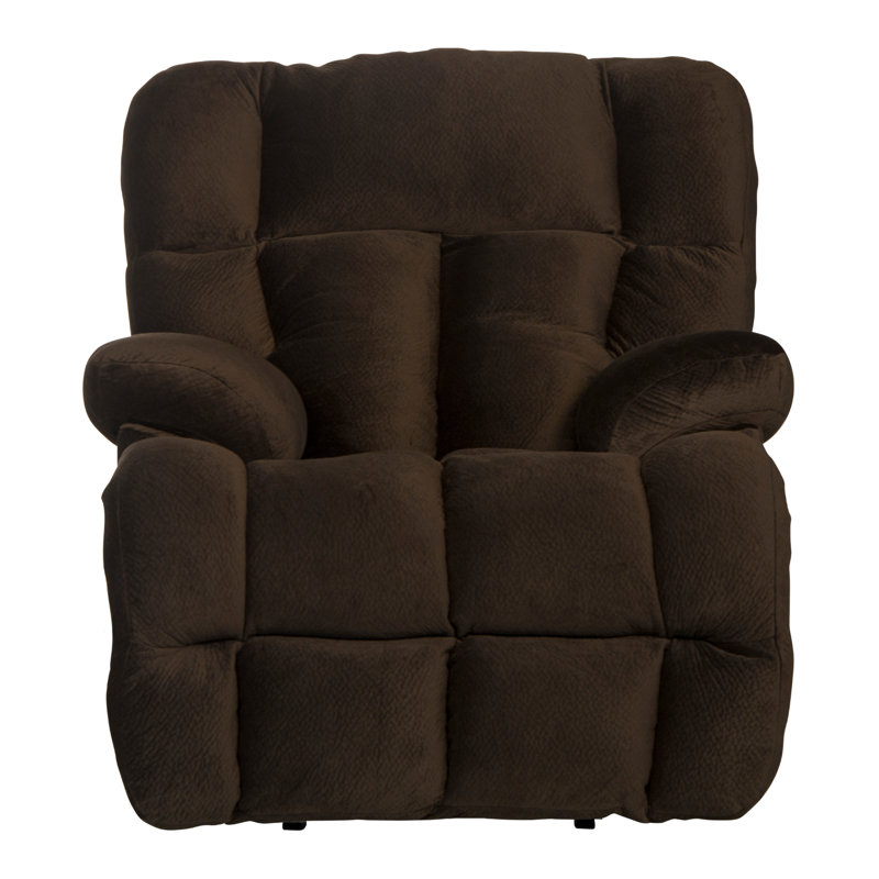 Hults Upholstered Recliner, Brown, Power, Full-Extension