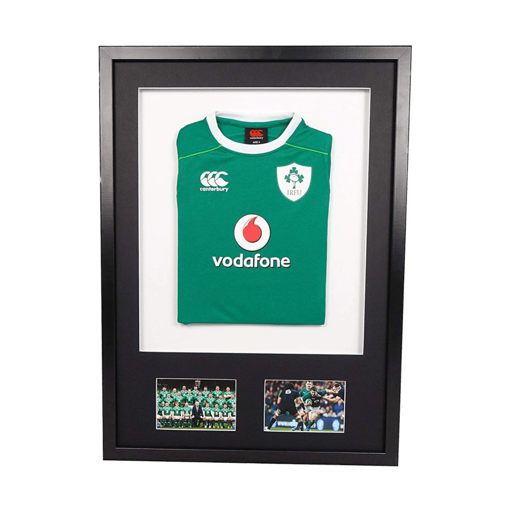 Infant Sports Shirt Display Frame â Double Aperture â Fits Sizes 3â6 Years â Dillan Collection