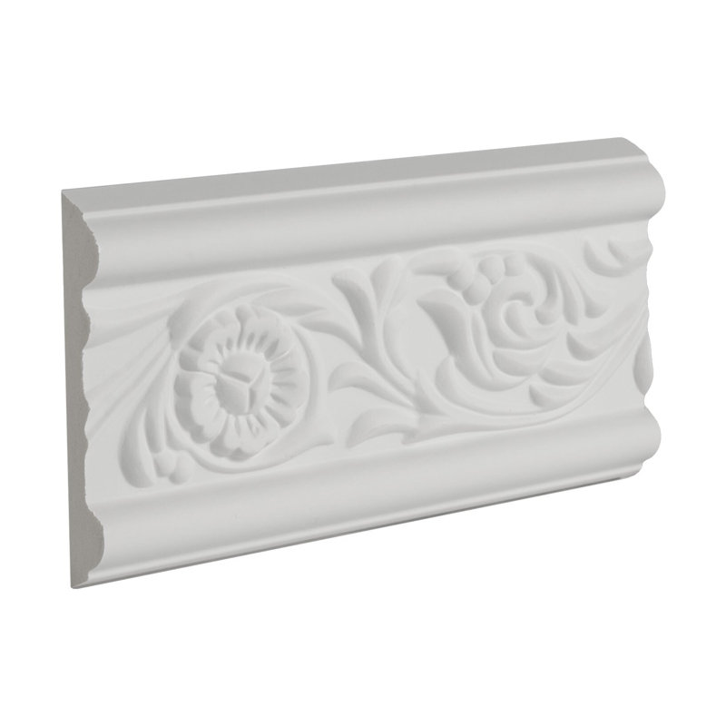 Moulure florale H 4 po x l 2 7/8 po x P 6 po