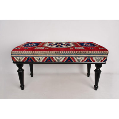 Banc repose-pieds, banc rembourré, banc de tapis turc, banc Kilim, banc de décoration intérieure, banc fabriqué à la main, banc personnalisé, décoration de cuisine,