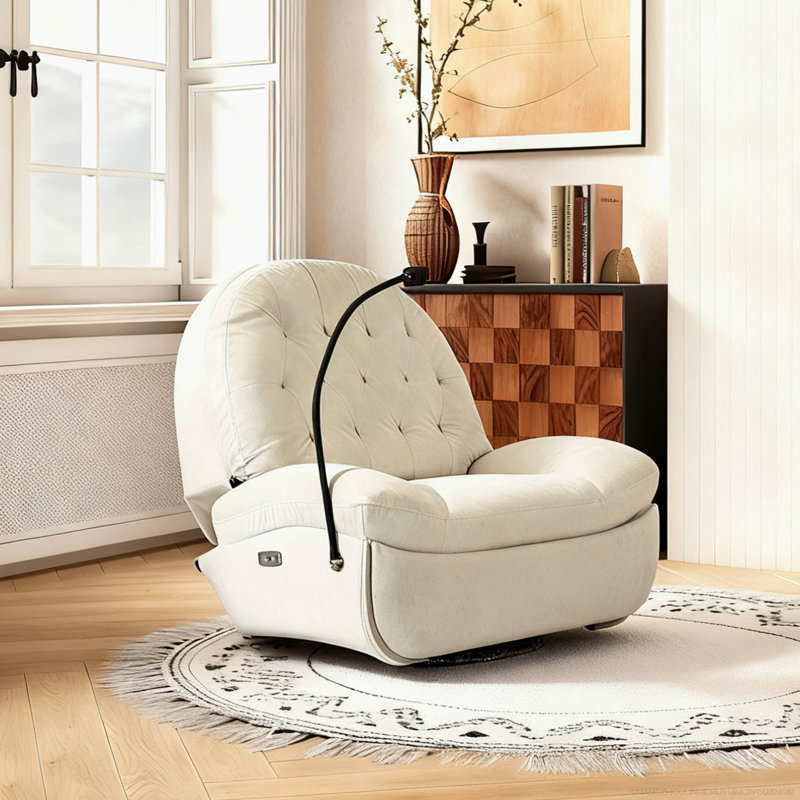 Electric Recliner Chair With Zero-Gravity Technology And Integrated Charging Station – Oversized Comfort For Ultimate Relaxation
