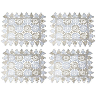 Leclaire Polyester Geometric Rectangle Placemat