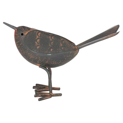 11cm Solid Colour Metal Animals Finial Ornament