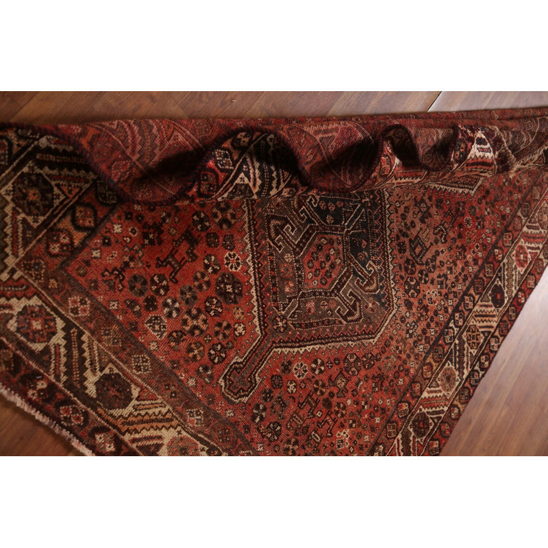Tapis traditionnel à teinture végétale antique 5 x 6