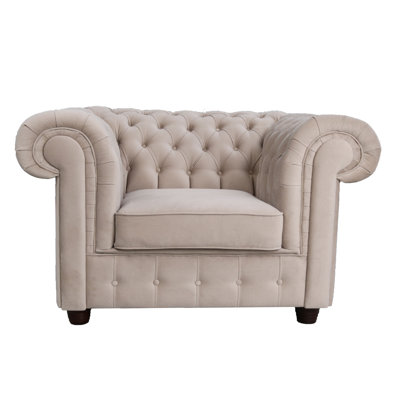 Monett Upholstered Chesterfield Chair