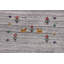Tapis rayé gris Gabbeh 8 x 10