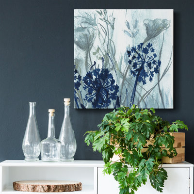 Indigo Field II - impression sur toile tendue