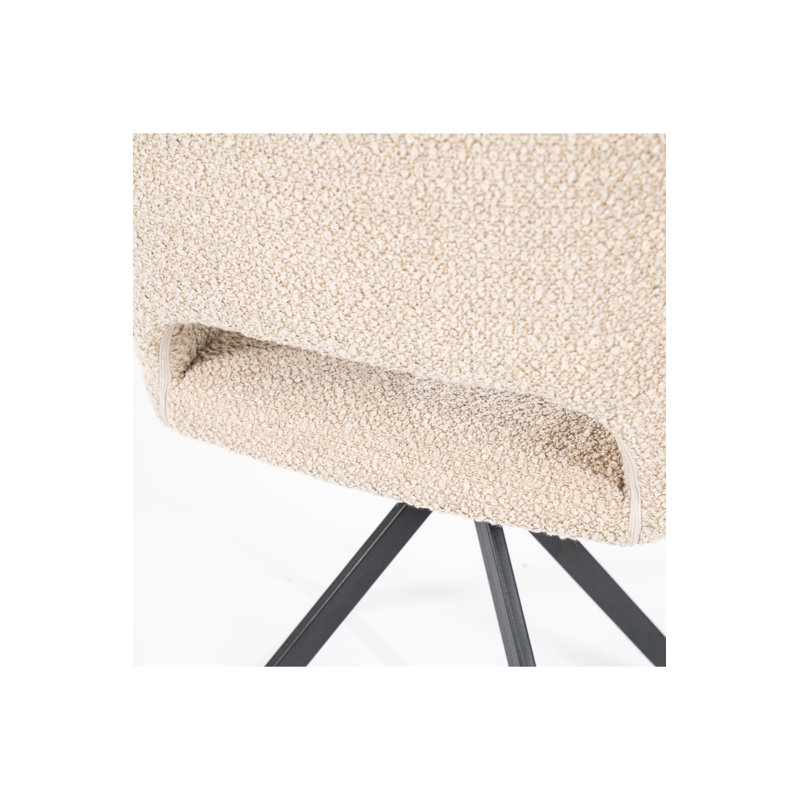 Fabio Upholstered Arm Chair, Sand